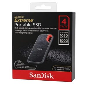 SanDisk Extreme Portable SSD 4TB USB-C 1050MB/s SDSSDE61-4T00-G25