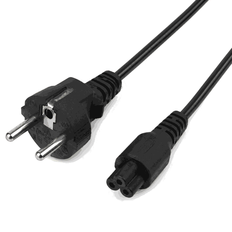 Kabell Ushqimi Schuko në IEC C5 Cloverleaf për Laptop