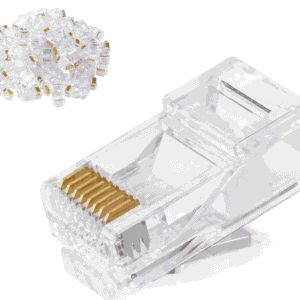 Kokë Rrjeti Modular RJ45 CAT6 Plastike për kabllo Ethernet