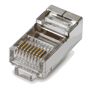 Kokë Rrjeti Modular RJ45 CAT5 Metalike Shielded për kabllo Ethernet