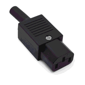 Konektor IEC C13 female 10A 250V për montim në kabell dhe pajisje elektronike