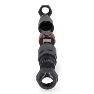 Nedis CCGB89850BK bashkues RJ45 CAT6 Outdoor Shielded Female Female