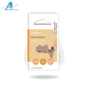 Nedis CCGP52820IV adapter D-Sub DB9 9-Pin Female në RJ45 Female me logo Atila Electronic