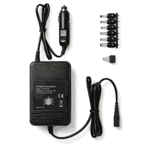 Nedis DCPA004 adaptor universal DC/DC për makinë 12V 24V me dalje 1.5–12V 2A 24W