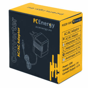 Adaptor PC Energy PCE20-12AC 12V AC 1.67A 20W me konektor 5.5x2.1mm