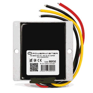 Powermaster PM-8202 konvertues DC-DC 24V në 12V 30A me kabuj lidhjeje për automjete dhe sisteme 24V