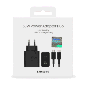 Karikues Samsung 50W Power Adapter Duo me 2 porta USB-C dhe kabell 5A 1.8m