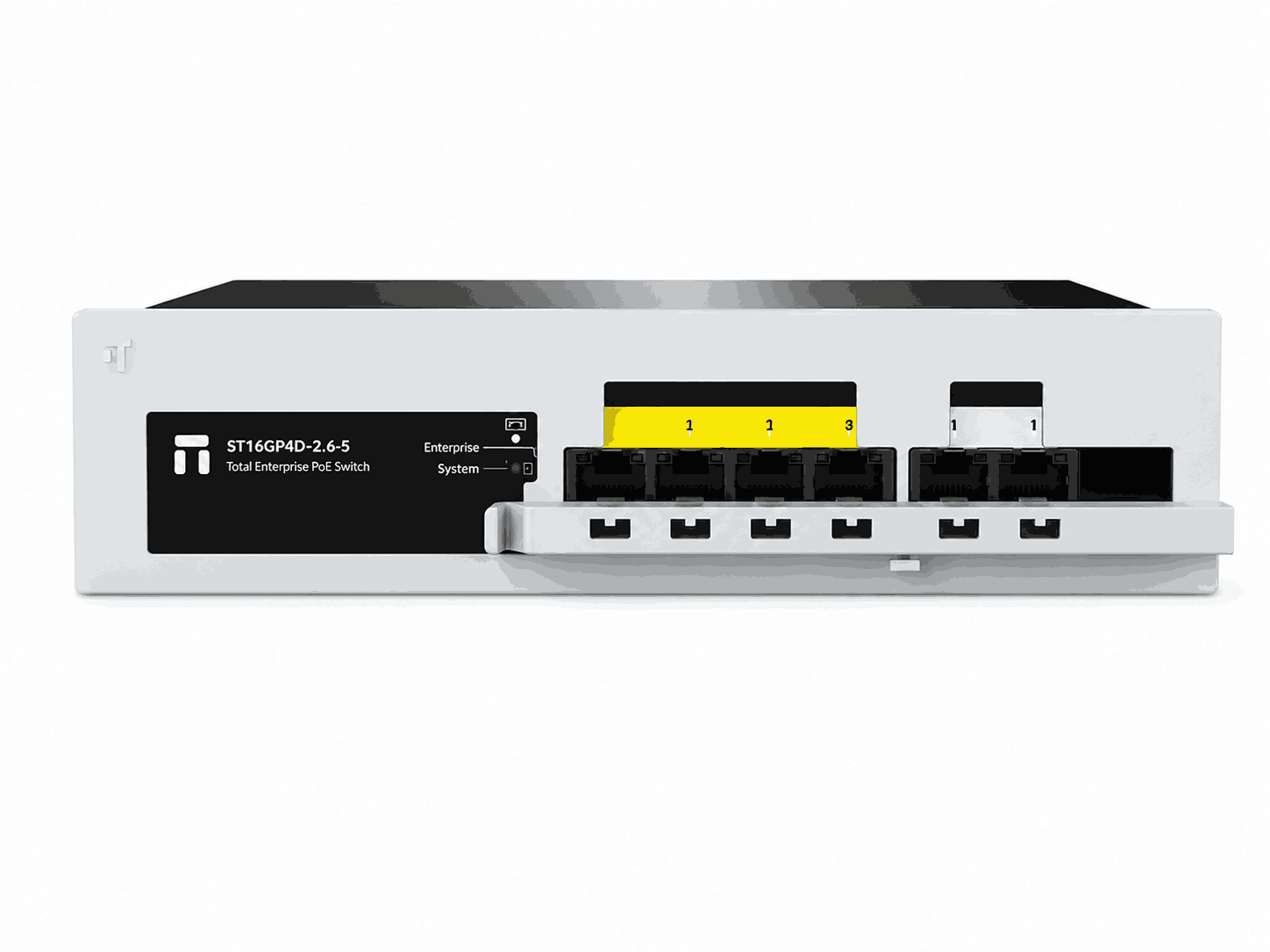 Stonet ST106GPDI-2G-65 switch PoE Gigabit me 4 porta PoE dhe 2 porta uplink 10/100/1000 Mbps