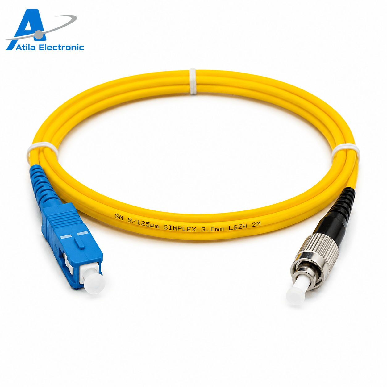 Kabell Fiber Optik SC/UPC-FC Single Mode Simplex 2m 3.0mm