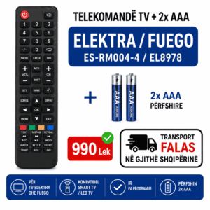 Telekomandë TV ELEKTRA / FUEGO Smart EL8978 / ES-RM004-4 + 2x AAA