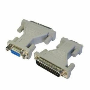 Adapter RS232 DB25 25-Pin Male në DB9 9-Pin Female