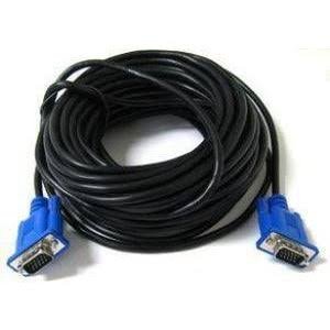 Kabëll VGA 20m Male to Male për kompjuter monitor dhe projektor