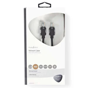 Nedis CCBW85100AT100 kabell rrjeti CAT5e U/UTP RJ45 10m Anthracite
