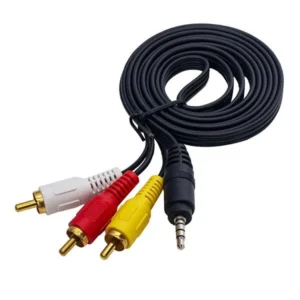 Kabëll Jack 3.5mm Stereo në 3x RCA Male Powermaster 2884 1.5m