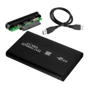 Powermaster PM-34265 kase e jashtme HDD SSD 2.5 inch SATA USB 2.0 Black