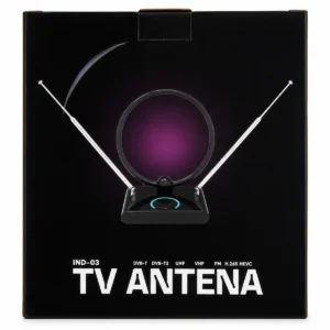 JBE IND-03 Antenë TV e Brendshme DVB-T2 28dB UHF VHF FM