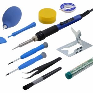 Set havi saldimi Zhongdi ZD-972P 10 pjesë me temperaturë 100-500°C dhe aksesorë