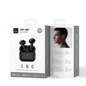Kufje WiWU T29 ENC half in-ear me kuti karikimi