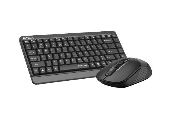 A4TECH FGS1110Q set tastierë dhe mouse wireless 2.4GHz me QuietKey, Silent Click dhe Nano USB Receiver