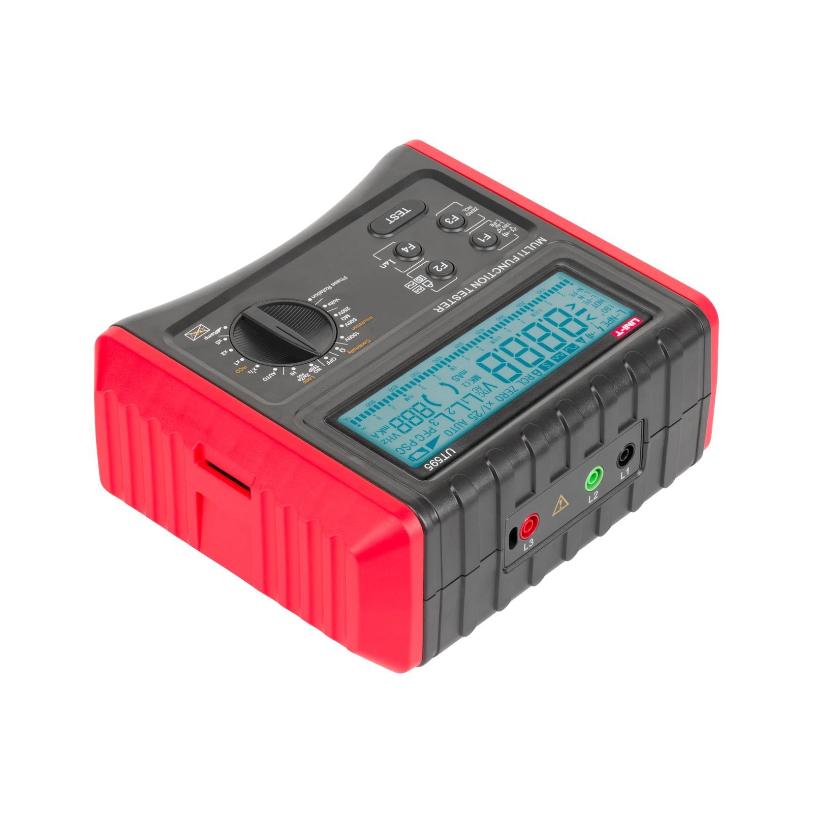 UNI-T UT595 multifunction installation tester for RCD testing loop impedance insulation and electrical safety measurements