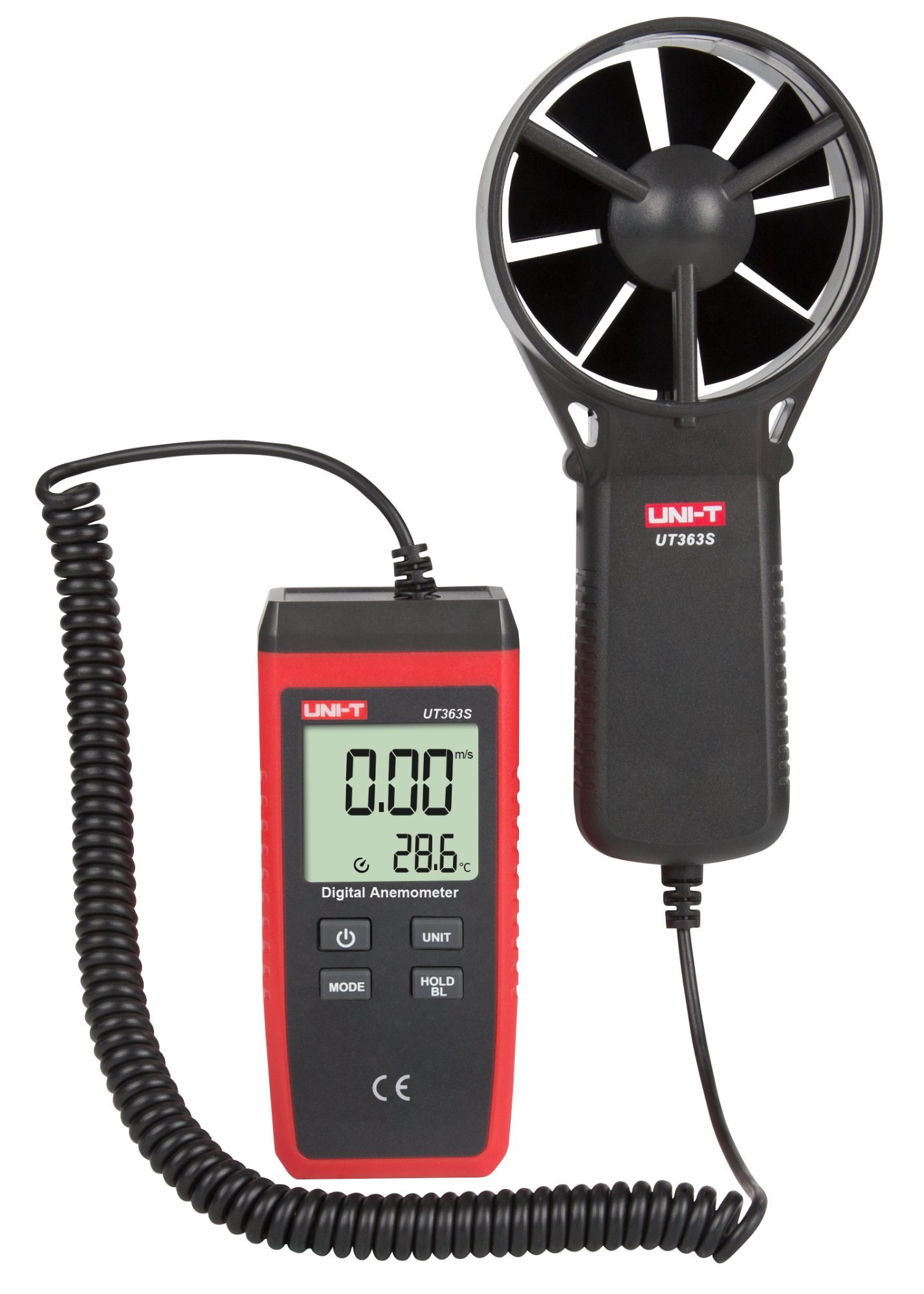 UNI-T UT363S anemometër digjital profesional për matjen e shpejtësisë së ajrit dhe temperaturës