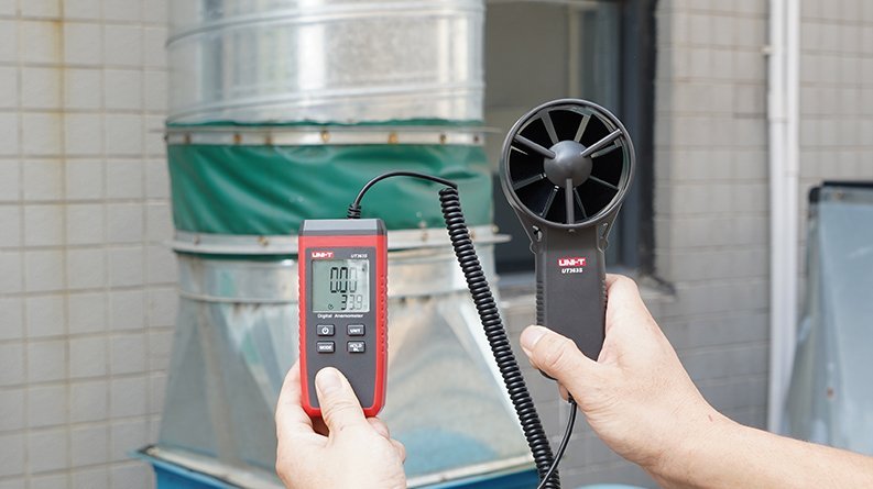 UNI-T UT363S anemometër digjital me sensor helike të ndarë për matjen e shpejtësisë së ajrit