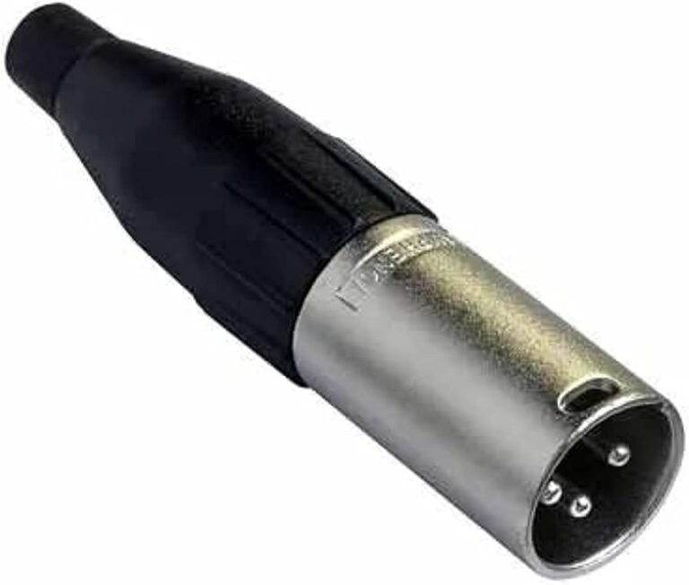 XLR 3-Pin Male Metal Audio Connector për Mikrofon dhe Kabllo Profesionale