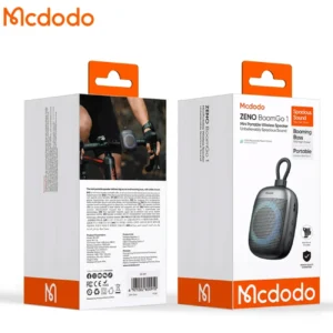 Mcdodo ZENO BoomGo 1 BS-8970 10W Bluetooth speaker with RGB lighting and IPX6
