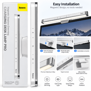 Baseus Magnetic Stepless Dimming Charging Desk Lamp Pro