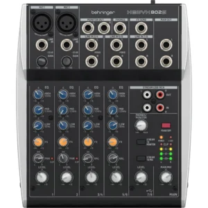Behringer XENYX 802S Analog Mixer 8-Input me USB Streaming Interface