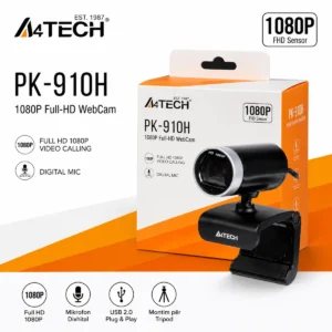 A4TECH PK-910H Webcam Full HD 1080p me Mikrofon USB