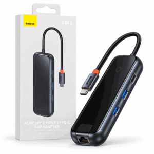 Baseus AcmeJoy 6-in-1 USB-C Hub with HDMI 4K, Gigabit RJ45, USB 3.0 and PD 100W