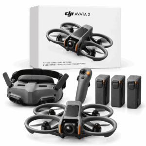 DJI Avata 2 Fly More Combo me kuti, tre bateri dhe kontrollor DJI RC Motion 3