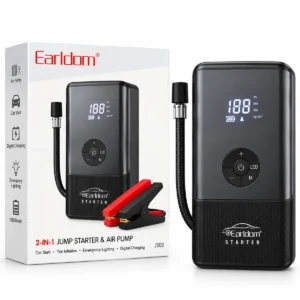 Earldom JS02 2-in-1 Jump Starter & Air Pump 15000mAh