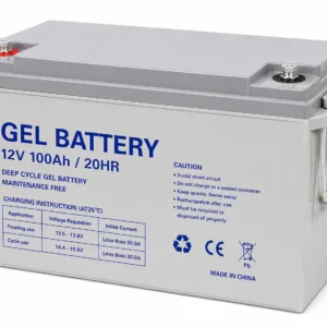 Bateri GEL 12V 100Ah e rikarikueshme për solar UPS dhe backup power