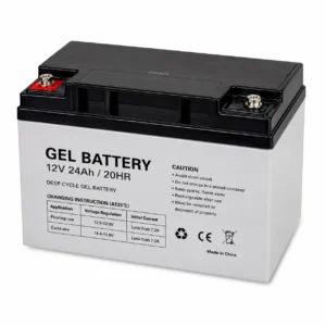 Bateri GEL 12V 24Ah deep cycle rechargeable sealed lead acid battery