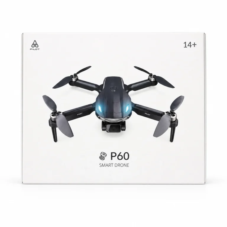 P60 Smart Drone me Kamera – Quadcopter për Foto & Video
