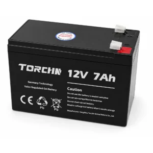 TORCHIN bateri GEL 12V 7Ah e rikarikueshme për UPS sisteme alarmi dhe furnizim rezervë