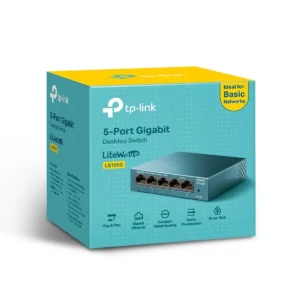 TP-Link LS105G switch Gigabit me 5 porta RJ45 dhe kasë metalike