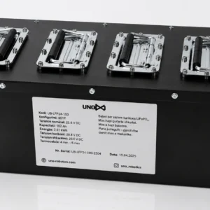 UB-LFP24-100 LiFePO4 battery 25.6V 102Ah 2.61kWh with EVE LF100LA prismatic cells