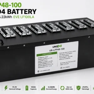 UB-LFP48-100 LiFePO4 battery 51.2V 102Ah 5.22kWh me 16 qeliza EVE LF100LA