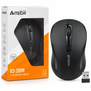 A4TECH G3-200N mouse wireless 2.4G 1200 DPI me USB receiver për PC dhe laptop