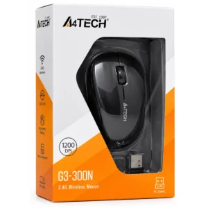A4TECH G3-300N mouse wireless 2.4G 1200 DPI me USB receiver për PC dhe laptop