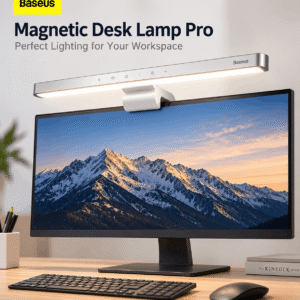 Baseus Desk Lamp Pro DGXC-02 llambë LED magnetike e bardhë me Stepless Dimming