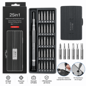 set kaçavidash precize 25 në 1 NO.840071 për servis elektronik