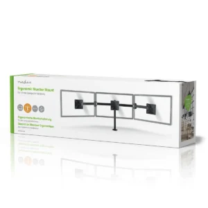 Nedis ERGOTMM100BK Mbajtëse Tavoline për 3 Monitorë 14–24" Full Motion