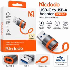 Mcdodo USB-C në USB-A Adapter USB 3.0 me Silicone Hook
