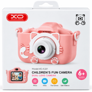 Kamerë për fëmijë XO XJ01 Dual-Lens ngjyrë rozë