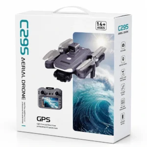 C295 GPS Aerial Drone foldable me HD Camera dhe Optical Flow Positioning