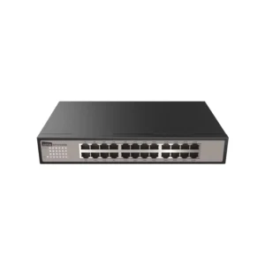 Netis ST3124GS switch Gigabit me 24 porta RJ45, 48 Gbps switching capacity dhe dizajn fanless
